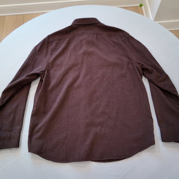 Banana Republic Men's Untucked Flannel Shirt Size L - Picture 4 of 10